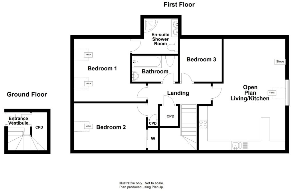 4 Old Church Court, Plockton - Floor Plan - Isle of Skye Estate Agency