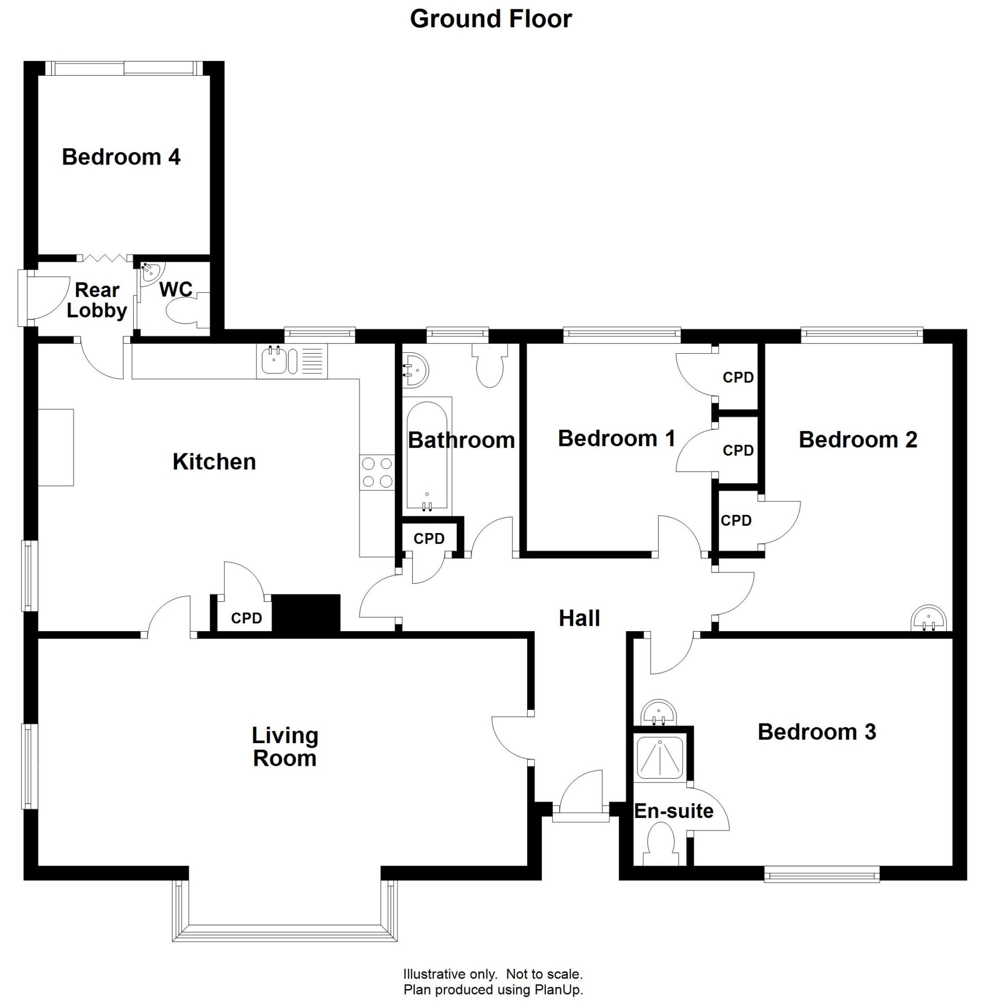 Ceol Na Mara, Inverinate - Floor Plan - Isle of Skye Estate Agency