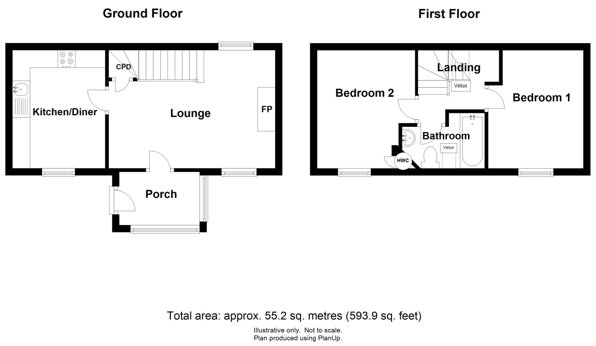 Seamstress Cottage, Lower Breakish - Floor Plan - Isle of Skye Estate ...